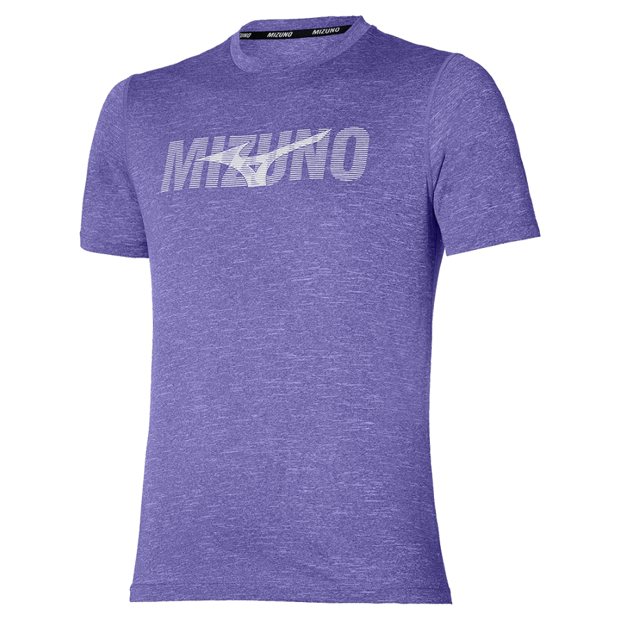 コア ミズノ Tシャツ バイオレットブルー